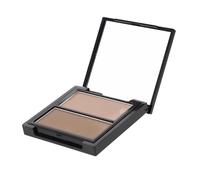 IWOWHERO Palette de Contouring Poudre Compacte Double Teintes pour Maquillage Visage Naturel et Effet Lumineux Poudre Fixante Légère et Facile à Appliquer pour Teint Uniforme