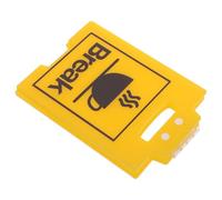 IWOWHERO Panneau Ne Déranger Bureau Acrylique Jaune Signal Statut Bureau Polyvalent pour Porte Indicateur Pause Simple pour Espace de Travail Professionnel