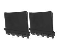 IWOWHERO Patins Antidérapants pour Échelles en Caoutchouc 5X5X1 Pouce Rotule pour Usage Domestique et Chantier Accessoires de Sécurité Résistants à L'Usure