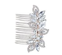 IWOWHERO Peigne à Cheveux Avec Strass Et Perles Accessoire De Coiffure Pour Femme Pour Mariage Ou Événement Spécial