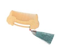 IWOWHERO Peigne à Dents Fines Avec Motif De Verrou Ruyi Peigne à Barbe Et Pour Élégant