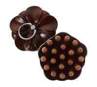 IWOWHERO Peigne de Massage en Bois de Santal Naturel Lot de 2 Brosse Gua Sha Manuelle pour Cuir Chevelu Outil Portable pour Relaxation et Soin Capillaire