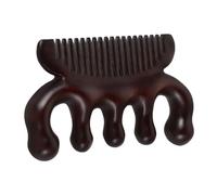 IWOWHERO Peigne En Bois À Dents Larges Outil De Massage Du Cuir Chevelu Pour Femmes Style Chinois