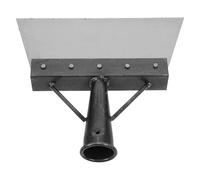 IWOWHERO Pelle Agricole Multifonctionnelle en Métal 1 PC - Grattoir de Sol pour Enlèvement des Déjections de Volaille Déneigement et Entretien du Jardin Compatible Manches Outil Robuste