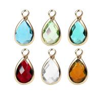 IWOWHERO Pendentif en Alliage 30 Pièces Forme Gouttes D'eau pour Bijoux