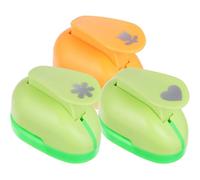 IWOWHERO Perforatrice Papier DIY 3 Pièces Motif Cœur Flocon de Neige et Rose Taille Moyenne Plastique Solide Fournitures de Loisirs Créatifs pour Scrapbooking Création d'Albums Photo