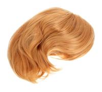 IWOWHERO Perruque Courte Blonde Synthétique pour Homme Cosplay Confortable et Facile à Porter pour Fêtes Halloween et Événements