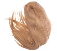 IWOWHERO Perruque Synthétique Lace Front Dorée Longue Droite Texture Douce Résistante Chaleur pour Cosplay et Soirées Déguisées Femmes