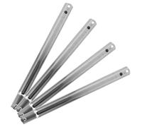 IWOWHERO Pieds de Rechange pour Poêle à Bois en Acier Inoxydable 4 Pièces Rallonge pour Poêle de Camping Support Renforcé et Amovible Pièce Détachée pour Brûleur Extérieur