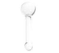 IWOWHERO Pilon à Poudre en Cristal Transparent Petit Format, Outil de Broyage Multifonction pour Pigments, Minéraux et Épices, Résistant à Haute Température, Pilon Court Cuisine