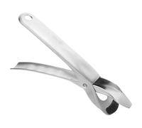 IWOWHERO Pince Anti-brûlure Acier Inoxydable avec Patin Silicone Antidérapant Pince pour Bol et Plaque Chaude Clip de Sécurité pour Cuisine et Micro-ondes Préhenseur Léger pour Pizza et