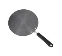IWOWHERO Plaque Conductrice de Chaleur en Fonte Noire avec Poignée Pratique, Plaque D'adaptation Thermique pour Cuisinière à Induction et Gaz, Chauffage Rapide et Utilisation