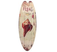IWOWHERO Plaque Murale Planche de Surf en Bois Rétro Résistante et Décorative pour Porte D'entrée ou Table, Décoration Vintage Océanique Charmante