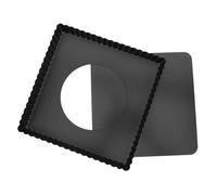 IWOWHERO Plaque Pâtisserie Four Carrée Antiadhésive avec Fond Amovible Moule à Pizza Profond Acier pour Cuisson Uniforme et Démoulage Facile pour Gâteaux et Pâtisseries DIY
