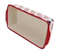 IWOWHERO Plat Rectangulaire Céramique pour Four Plat à Rôtir avec Double Anse Résistant à Haute Température pour Gratins Viandes et Légumes Usage Quotidien