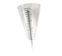 IWOWHERO Pluviomètre de Jardin en Forme de Cône avec Piquet Intégré Jauge Pluie Réutilisable Mesure Précise des Précipitations Extérieures Outil Pratique pour Pelouse et Aménagement