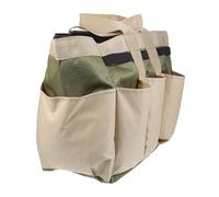 IWOWHERO Pochette de Jardinage Multifonction Oxford Résistante et Étanche Organiseur Portable avec Poches Multiples pour Outils de Jardin Semences et Engrais Gain de Place pour Outillage