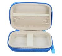 IWOWHERO Pochette de Rangement Bleue pour Lecteur Glycémie Trousse Portable Antichoc et Résistante à Eau Étui de Stockage pour Appareils de Mesure et Fournitures Médicales pour Domicile et