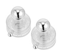 IWOWHERO Poignée à Ventouse Puissante Installation sans Perçage 2pcs Plastique Résistant pour Porte Coulissante en Verre pour Salle de Bain
