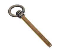 IWOWHERO Poignée Anneau Vintage en Métal Bronze 8X50 MM Bouton Rond pour Tiroir et Commode Poignées de Meuble Anciennes Adaptées Cuisine Chambre et Salle de Bain