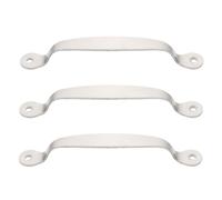 IWOWHERO Poignées Robustes en Acier Inoxydable pour Planche à Découper, Lot de 3 Pièces, Accessoires Pratiques Cuisine Familiale et Professionnelle