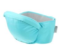 IWOWHERO Porte-bébé Ventral Multifonction Siège Taille Bébé Petit Modèle Bleu Lac, Coton Doux et Peluche, Tabouret Lombaire Ergonomique pour -né et Tout-petit, Équipement de Voyage