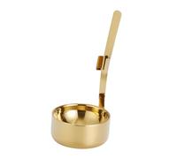 IWOWHERO Porte-cuillère Acier Inoxydable Doré Support Couverts Stable et Résistant Repose-louche Vertical pour Cuillères à Soupe et Ustensiles de Cuisine Rangement Pratique et Hygiénique