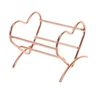 IWOWHERO Porte-éponge de Beauté en Alliage de Cœur pour Éponges à Poudre et Maquillage, Design Mignon et Gain de Place, Facile à Nettoyer, pour Tiroirs et Coiffeuses