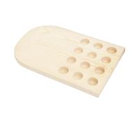 IWOWHERO Porte-Huiles Essentielles en Bois Naturel 12 Compartiments Support de Rangement pour Flacons D’Huiles Essentielles Organisateur Pratique pour Maison et Institut de Massage