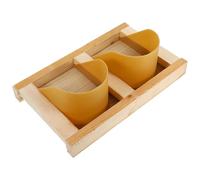 IWOWHERO Porte pour Pigeons en Bois et Abs Porte D'entrée de Cage à Oiseaux de Style Européen Accessoire pour Colombier Adaptée la Colombophilie et Élevage des Petits Oiseaux