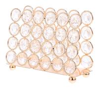 IWOWHERO Porte-serviettes Moderne Verre et Fer Distributeur Vertical Stable pour Cuisine et Bureau Support Essuie-tout Élégant Nordique Doré