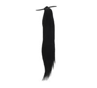 IWOWHERO Portez Un Élégant Accessoire De Cheveux Extension De Queue De Cheval Tressée Clip Noir Parfait Pour Costumes Chinois Événements Traditionnels