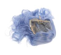 IWOWHERO Postiche Bou Synthétique 355 CM avec Frange Coupe -Longue Carrée Postiche Cosplay pour Femmes Accessoire de Fête Halloween et Soirées Déguisées