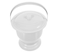 IWOWHERO Pot de Chambre Portable Plastique pour Adultes Urinoir Réutilisable Léger et Toilette Appoint Pratique pour Personnes Âgées à Domicile ou Hospitalisation Surface Uniforme Facile à