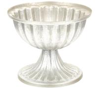 IWOWHERO Pot de Fleurs Fer Vintage Décoratif pour Centre de Table Mariage Jardinière Rétro Stable pour Fleurs Séchées et Bouquets Artificiels Vase Métallique Prêt à Emploi pour Intérieur et