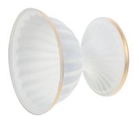 IWOWHERO Pot de Fleurs Vintage Fer Blanc Grand Modèle Vase Décoratif pour Table de Mariage Support Robuste pour Fleurs Séchées et Bouquets Artificiels Décoration Intérieure et Extérieure