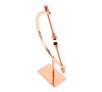 IWOWHERO Présentoir Sphère Réglable Métal Cuivre Plaqué pour Boules de Cristal Support Polyvalent pour Minéraux Bijoux et Décorations Résistant Maison et Bureau