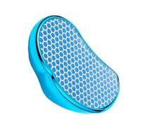 IWOWHERO Professionnel Grattoir Pédicure Verre Nano Bleu Pratique Anti-chute pour Éliminer Callosités et Peau Dure sans Trempage