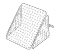 IWOWHERO Protège-gouttière en Acier Inoxydable pour Mur Latéral, Grille
