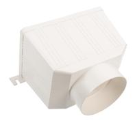 IWOWHERO Raccord de de Gouttière PVC 110 MM Collecteur d'Eau de Pluie pour Récupération Déviateur Compact pour Système de Récupération d'Eau Pluviale Installation Rapide et Solide