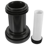 IWOWHERO Raccordement Des Toilettes Chasse D'eau Joint D'étanchéité En Caoutchouc, Tube Allongé Dissimulé Pour Drain Mural, Accessoire Robuste Et Réutilisable Pour Usage Familial, Lot De 2 Pièces