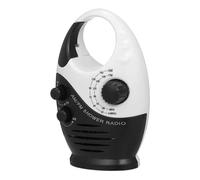 IWOWHERO Radio Étanche Am FM Portable pour Salle de Bain et Volume Système Audio Robuste avec Batterie Longue Durée pour Activités Extérieures