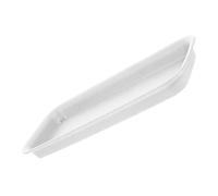 IWOWHERO Rectangular Plastic Plant Saucer Tray for Indoor Window Shelf Stable Drip Tray Base for Flower Pots Easy-Clean Nonstick Surface