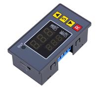 IWOWHERO Relais Temporisé Numérique Programmable avec Affichage Double Cycle Minuterie Multifonction à Boucle Infinie pour Contrôle Automatique Off Minuterie Électrique Précise pour Usage