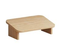 IWOWHERO Repose-Pieds en Bois Naturel 30 Cm, Tabouret Simple Maison et Bureau, Support Ergonomique pour Jambes et Dos, Adapté Canapé et Poste de Travail, Confort Assise