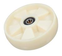 IWOWHERO Roues Pivotantes pour Transpalette Manuel 200X50 MM en Nylon avec Roulements à Billes 47 MM Kit de Roues Silencieuses Haute Capacité pour Chariot à Palettes en Entrepôt et