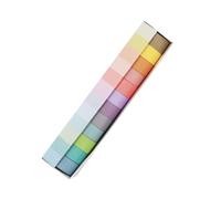 IWOWHERO Ruban Adhésif Décoratif Washi 12 Couleurs Pastel, Large 15 Mm X 2 M, Ensemble pour Scrapbooking et Journaux Créatifs, Ruban Masking Tape Esthétique pour Loisirs Créatifs