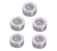 IWOWHERO Ruban de Greffage Auto-adhésif PE pour Jardinage, Film Extensible Blanc 5 Rouleaux, Protection Cicatrisation des Plantes, Emballage Étirable pour Pépinière et Bouturage