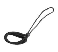 IWOWHERO Sangle Poignet Appareil Photo Noire Réglable Dragonne Large Tressée Main Confortable et Élastique Compatible Appareils sans Miroir et Multifonction pour Télescope et Lampe Torche