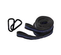 IWOWHERO Sangles de Fixation pour Hamac avec Boucle Acier Inoxydable Kit Suspendu pour Arbres Corde Résistante et Légère pour Balançoire et Hamac Extérieur Ensemble Complet avec Pochette